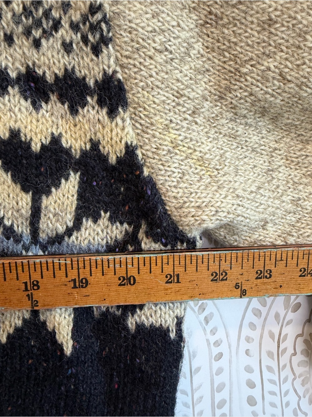 Eddie Bauer Wool Blend VTG Snowflake Sweater L Pullover Nordic Ski USA 90s Y2K - Picture 6 of 8
